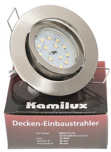 Led einbaustrahler ip20 bad - 5x,