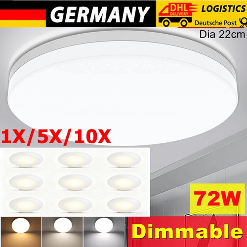 10x dimmbar led - led, deckenleuchte