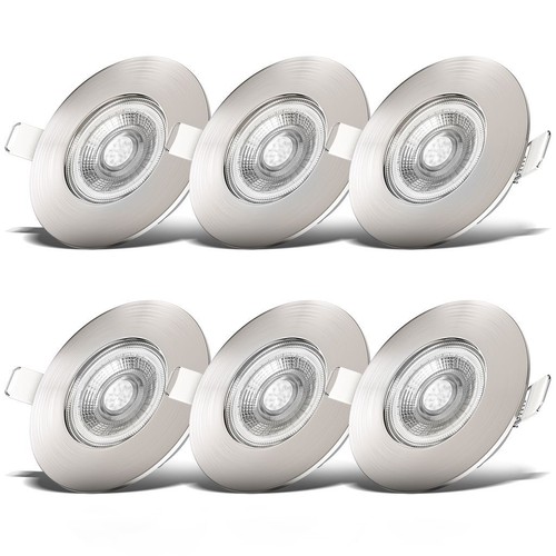 Led bad einbauspots - 6x,