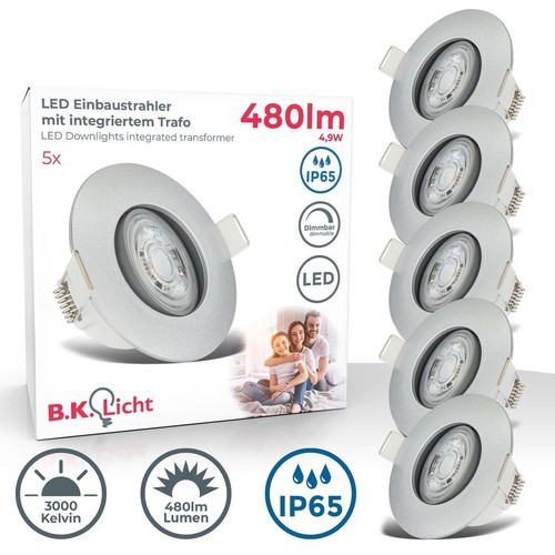 Led bad einbaustrahler set - led,