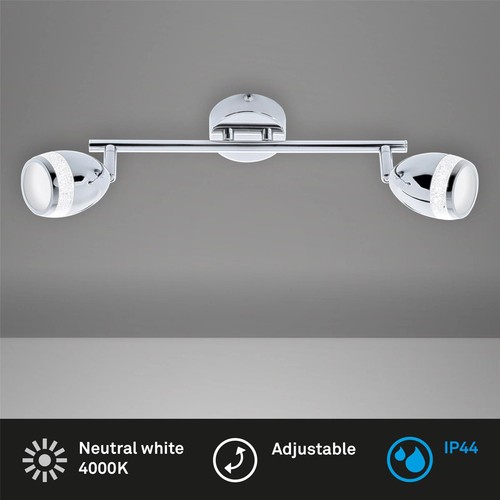 Led badleuchte bath - badleuchte, chrom