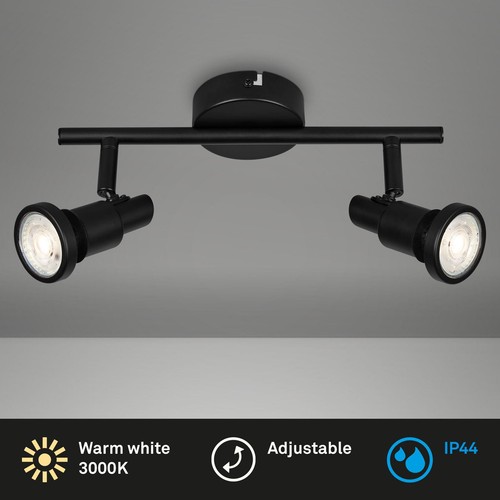 Led deckenlampe bath schwarz - led, bath,